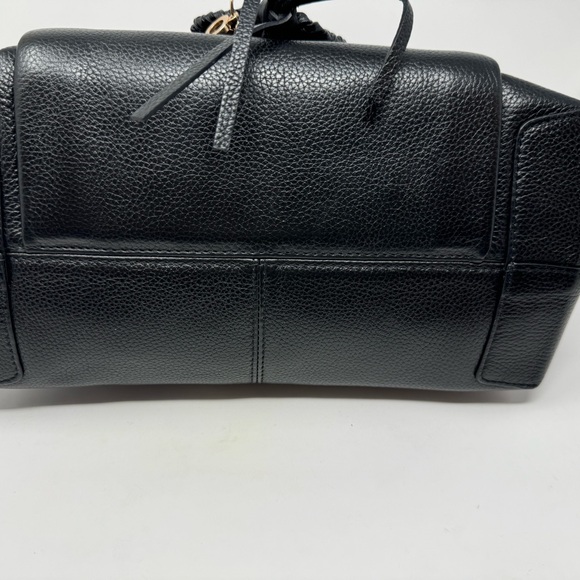 💯 Authentic SEE BY CHLOÉ Small Black  Lesther Joan Leather Two Way Bag - Picture 5 of 10